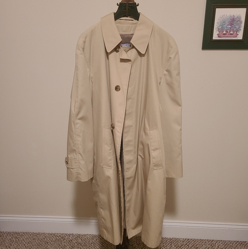 Lined overcoat